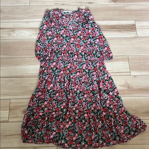 EUC Zara Floral Midi Dress